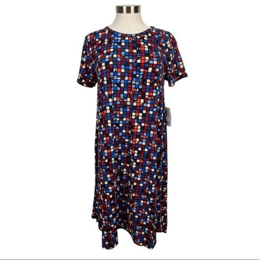LuLaRoe Red, White, & Blue Patriotic Carly‎ Small